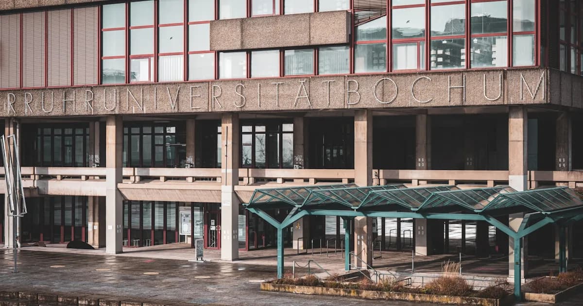 Bochum. Modernes Campusgebäude der Ruhr-Universität