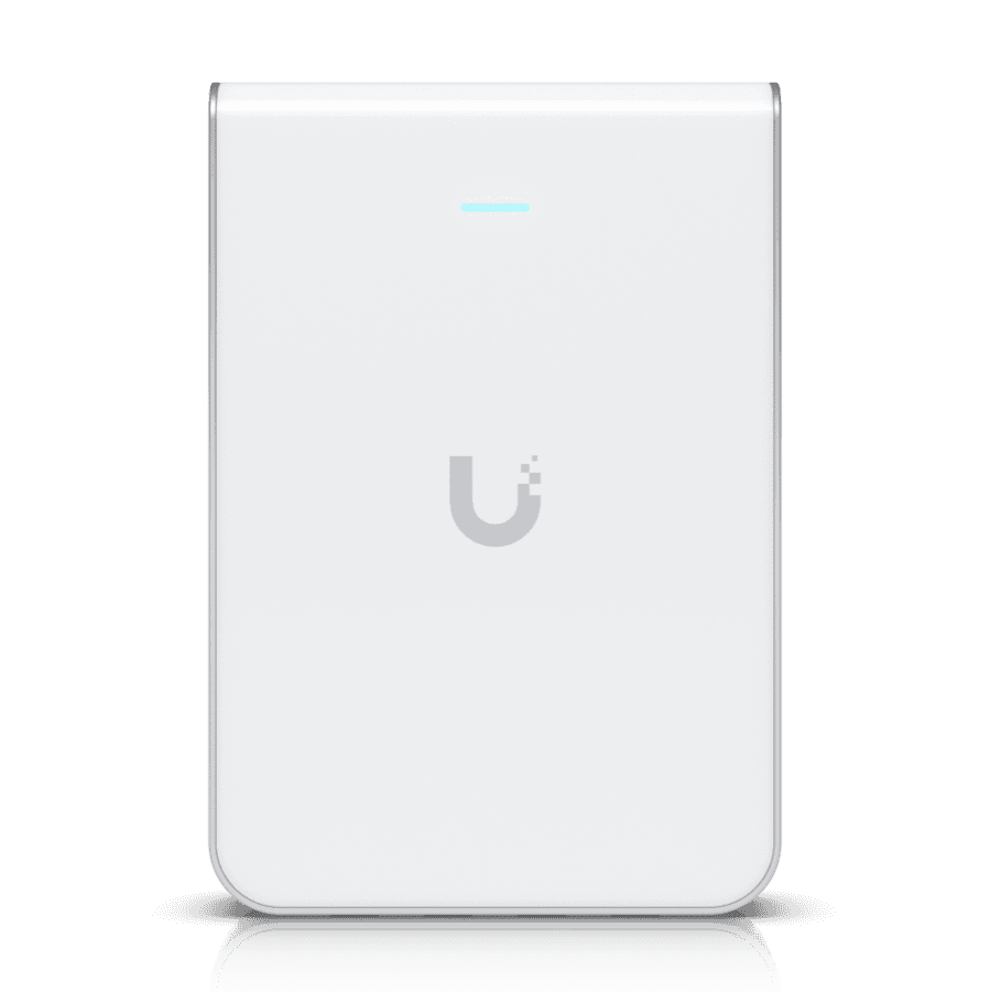 UniFi U6 In-Wall, Unterputz-AP, von Stahlbergen installiert