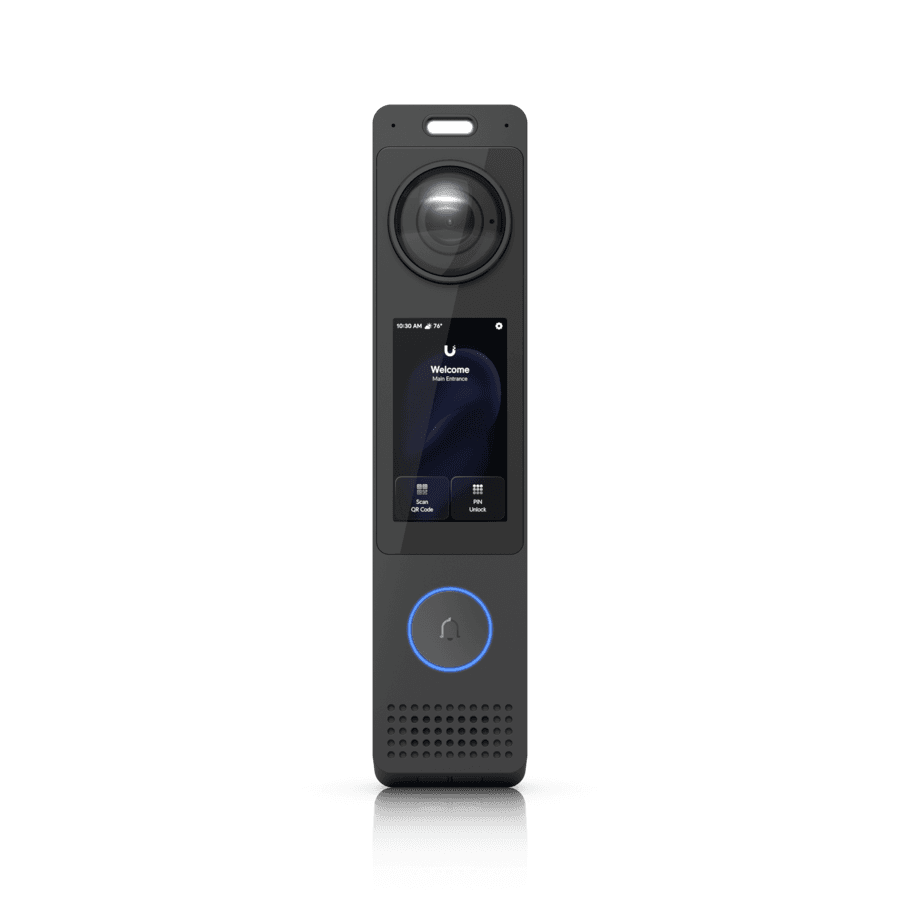 UniFi Access G6 Pro Entry, Türstation, von Stahlbergen installiert